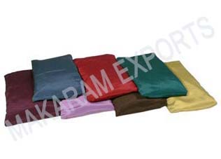 Makaram Exports Silk Eye Pillow, Size : 10 x 20 cm