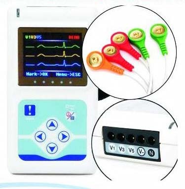 ECG Holter Monitor, for Home, Hospital, Voltage : 240V, 450V