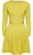 Ladies short lemon dress