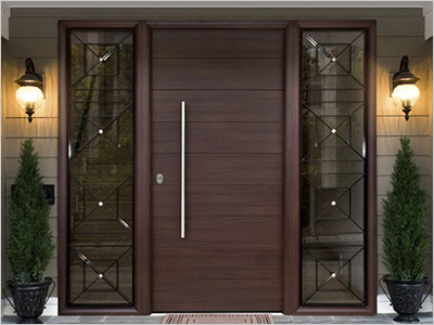 Polished Plain Designer Doors, Color : Brown