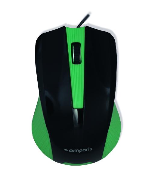 Emporis Aero 116 Wired USB Mouse Green