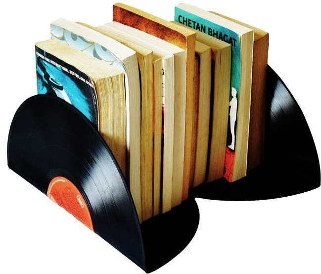  Waste Vinyl Records Book Shelves, Size : 12 inches