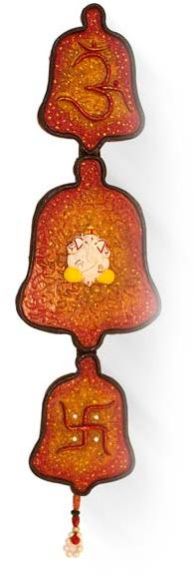 Ganesha With Bell Wall Hanging