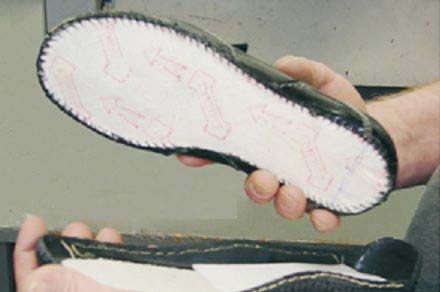 PVC Strobel Insole Fabric, for Slippers, Pattern : Plain