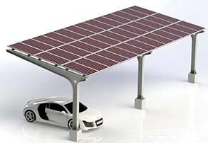 Solar Carport Mounting Structure