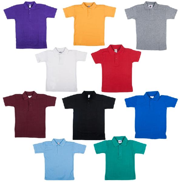 Plain Cotton School T-Shirts, Size : Large, Medium, Small
