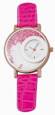 Pink Diomand Hand Watch, Gender : Female