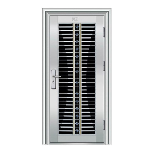 Rectangular Polished Stainless Steel Doors, for Home, Hospital, Office, Pattern : Plain