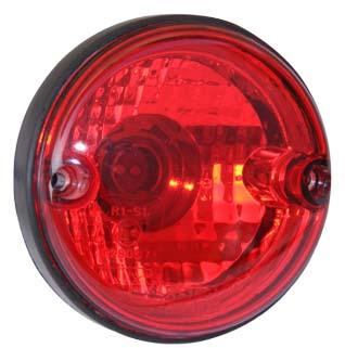 Aux-20 Round Mfr Red Tail Lamp
