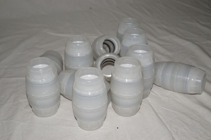 Round HDPE Push Fit Coupler, Color : Natural White