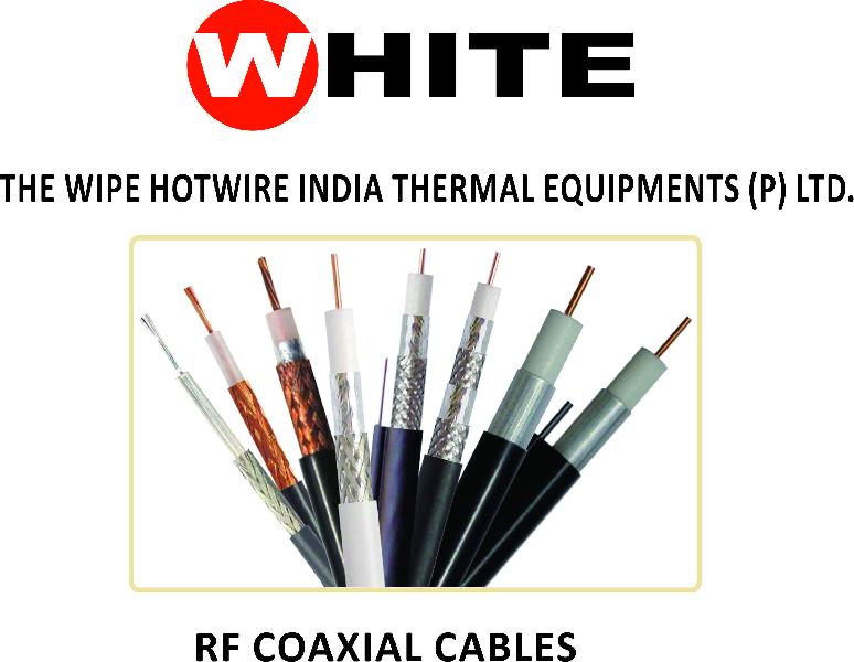 White RF Co-axial Cable