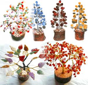 Plastic Mixed Gemstone Tree, Packaging Type : Carton Box