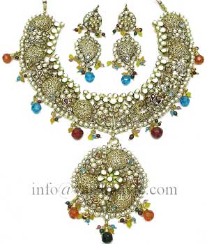 Kundan Necklace Set (ve-150652)