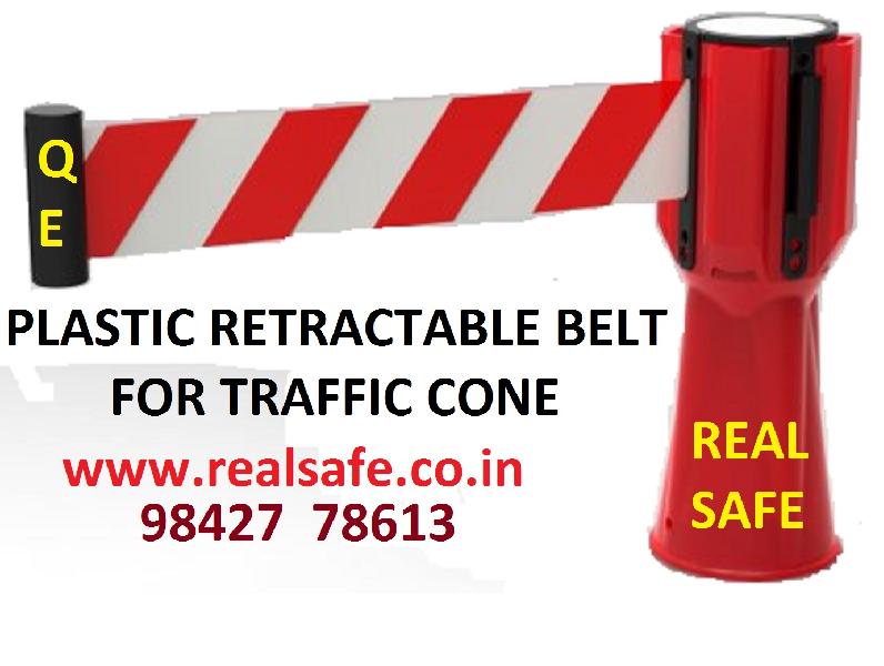 Plastic Retractable Belt for Traffic cone