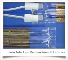 Twin Tube Fast Medium Wave Infrared Heaters