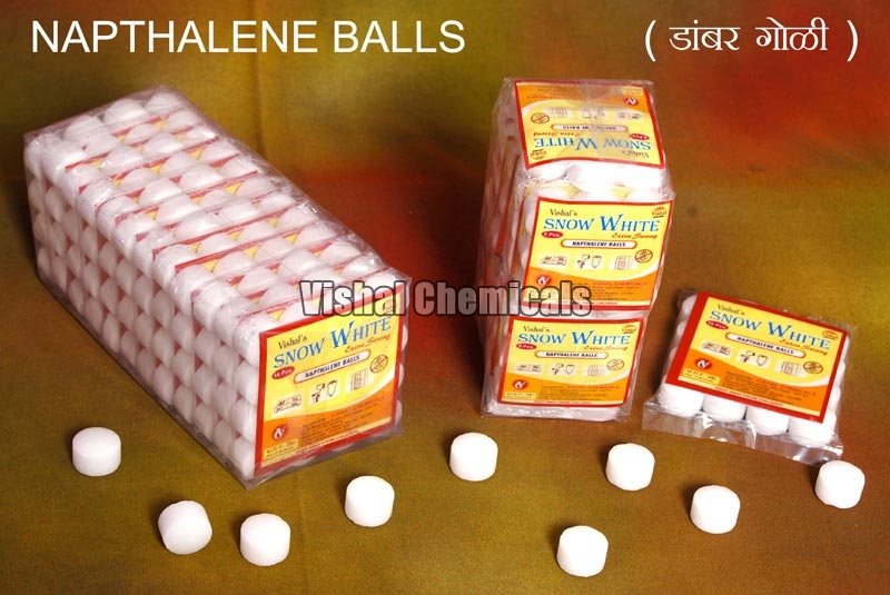 Naphthalene Balls, Shape : Round