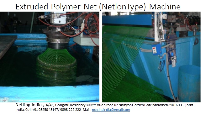 Extruded Plastci Net (Netlon Type) Machine