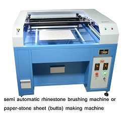 Semi Automatic Rhinestone Brushing Machine