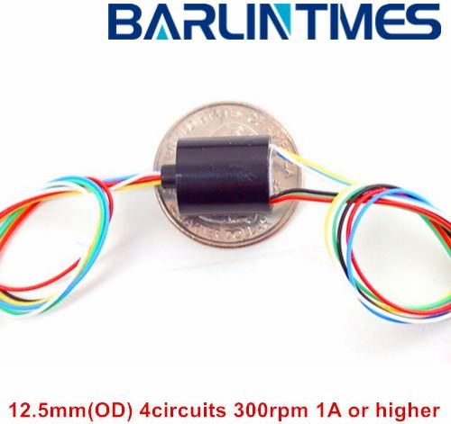 Miniture Capsule Slip Ring With 12mm Diameter