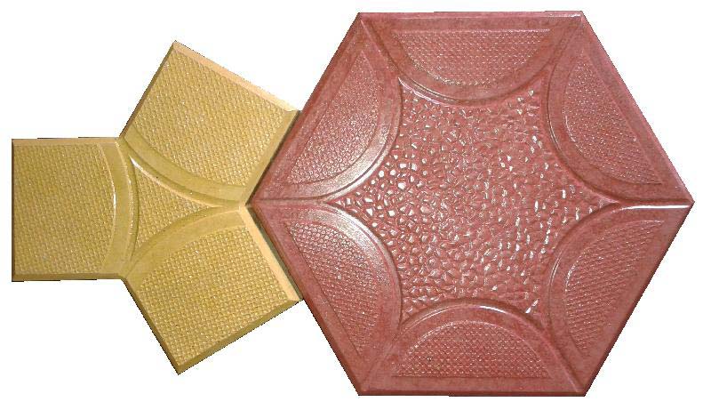 Hexagon Y Paver Blocks, for Flooring, Size : 60 MM