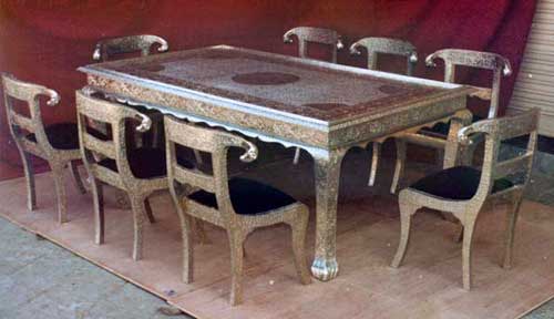 Silver Dining Table (WM-111)