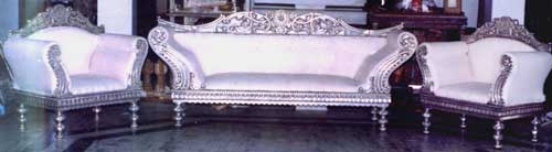 Silver Sofa Set (RAI-1044)