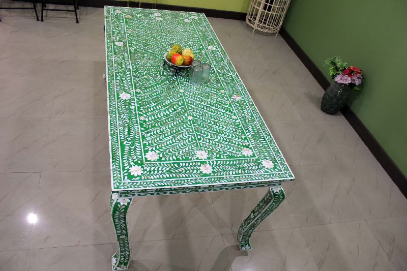 Mother of Pearl Inlay Dining Table