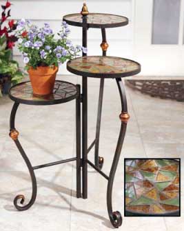 PD-04  wrought iron plant stand