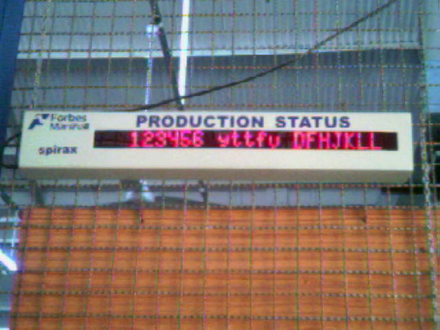 Production Status Displays
