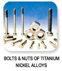 Bolts and Nuts of Titanium &amp; Nickel Alloys