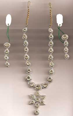 Diamond Necklace Set  (C 9)