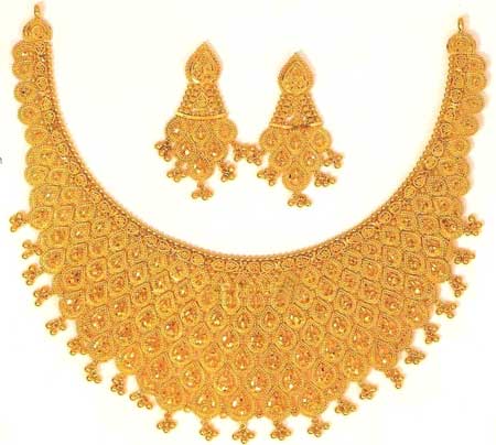 Gold Necklace Set - 04