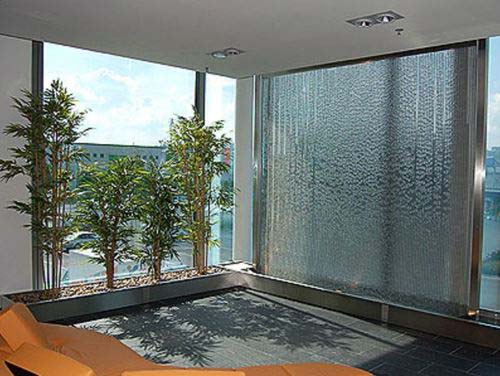 Indoor Glass Wall Water Fountain - Wall Fountain Indoor India