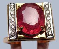 Ruby &  Diamonds Ring