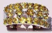 Yellow Saphire Ring