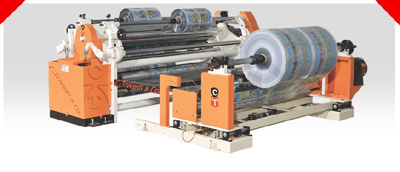 DUPLEX SURFACE SLITTER REWINDER