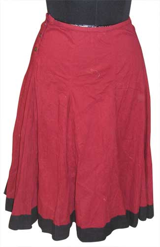 Ladies Cotton Skirt(P1010110)