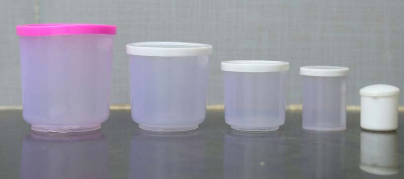 Plain petroleum jelly containers, Feature : Light Weight, Non Breakable