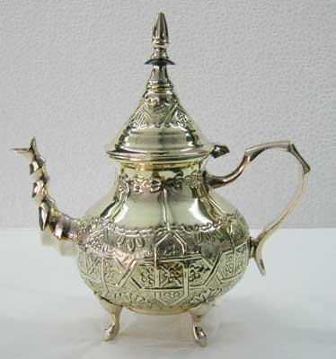 Item No. 16682-Y Gold Brass Teapots