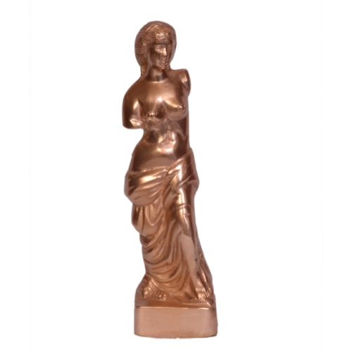 Bronze Ancient Semi Nude Lady Statue