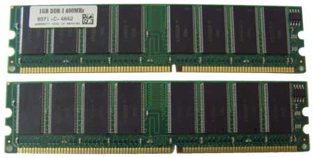 DDR1 1Gb 400Mhz PC 3200