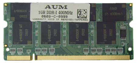 DDR1 1Gb 400Mhz SODIMM PC 3200 