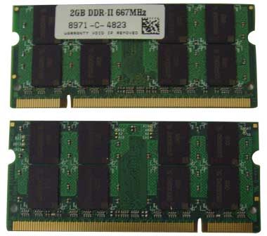 DDR2 2GB SODIMM 667Mhz PC 5300U