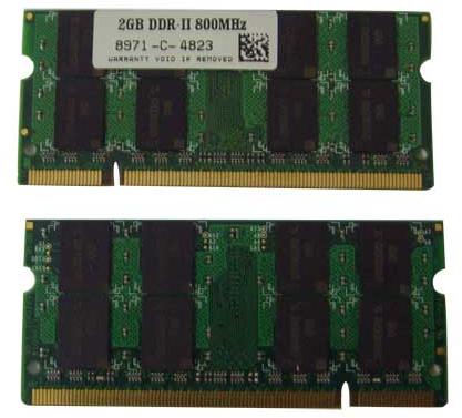 DDR2 2GB SODIMM 800Mhz PC 6400U 