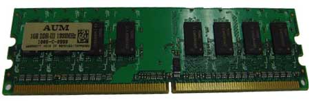 DDR3 PC10660U 1GB 1333Mhz