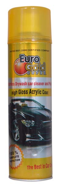 water less drywash car cleaner and polish