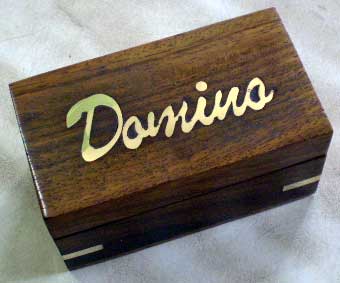 Item Code :- IH 12220 Wooden Domino Holder