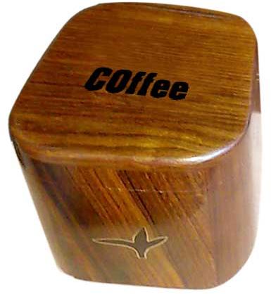 Wooden Coffee Container