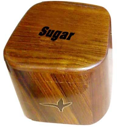Wooden Sugar Container