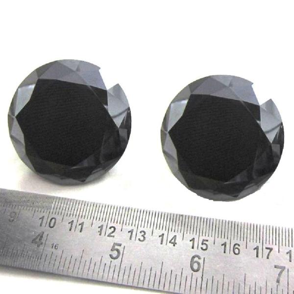 4.00 Carat Round Cut Black Diamond